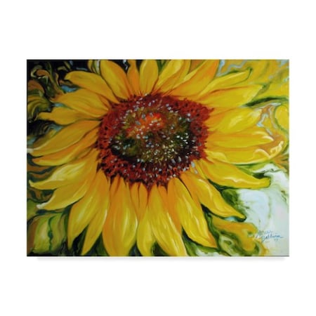 Marcia Baldwin 'Sundown Sunflower' Canvas Art,24x32